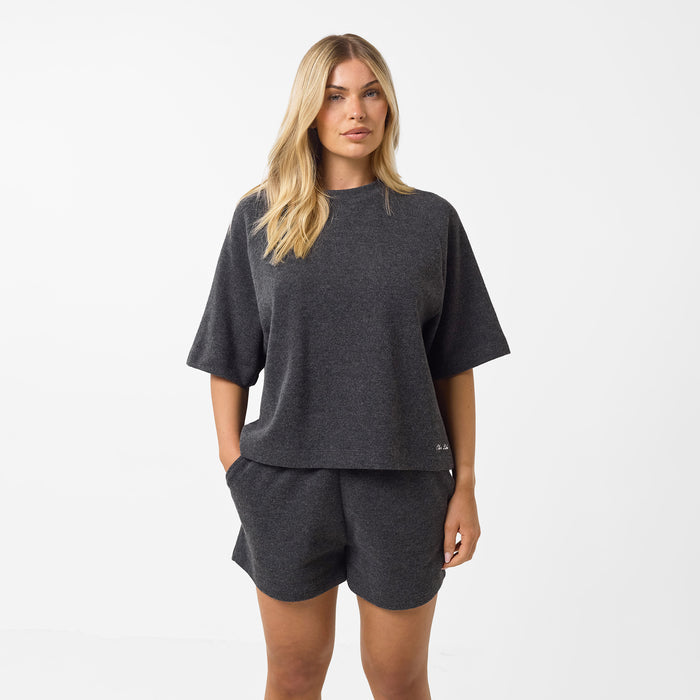 Soft Knit Twinset | Charcoal
