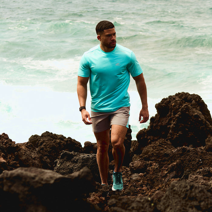 Space Dye Training Twinset | Aqua
