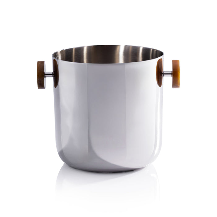 Spiga Ice Bucket - Nickel & Amber - CARLYLE AVENUE