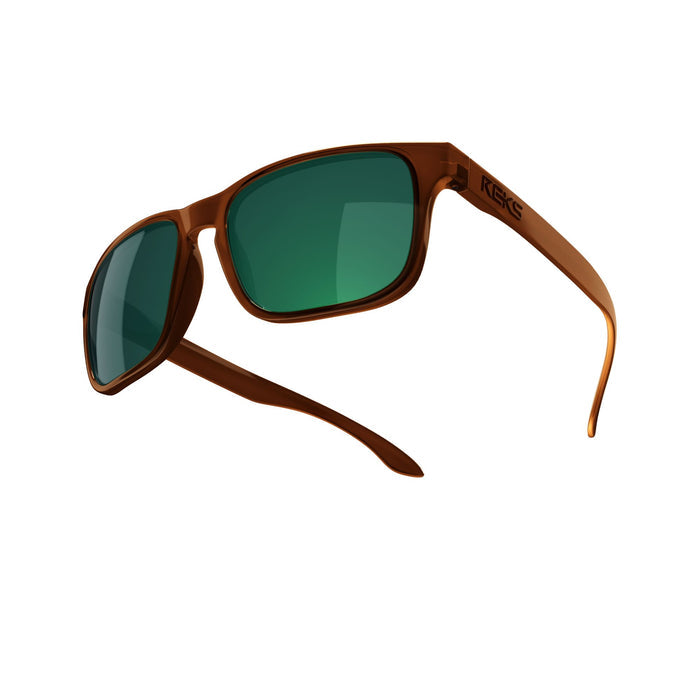 Single Vision / Solid Smoke / Green Mirror