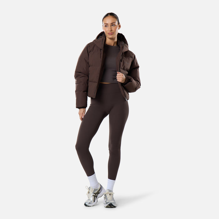 Storm Cuff Puffer | Coffee
