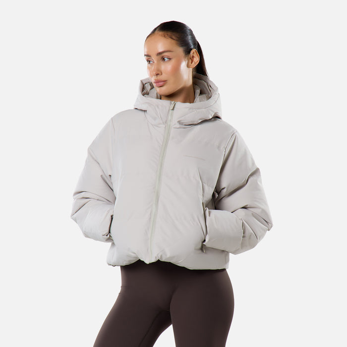 Storm Cuff Puffer | Stone