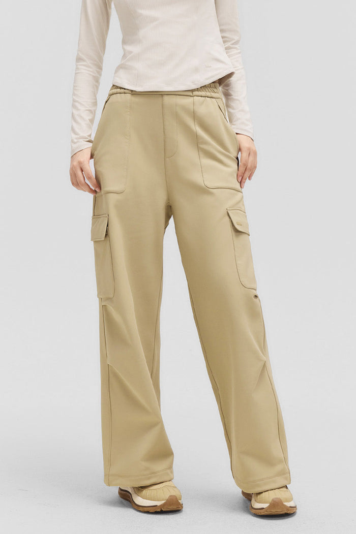 beneunder stormparatroop – women’s thermal parachute softshell pants #color_brown