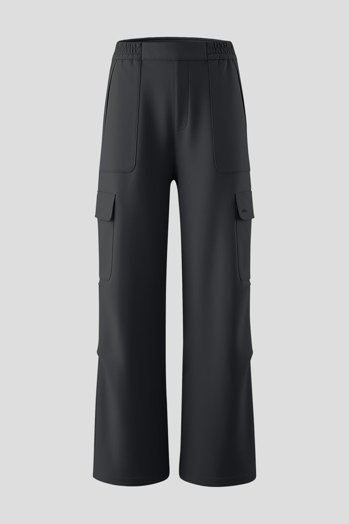 beneunder stormparatroop – women’s thermal parachute softshell pants #color_black