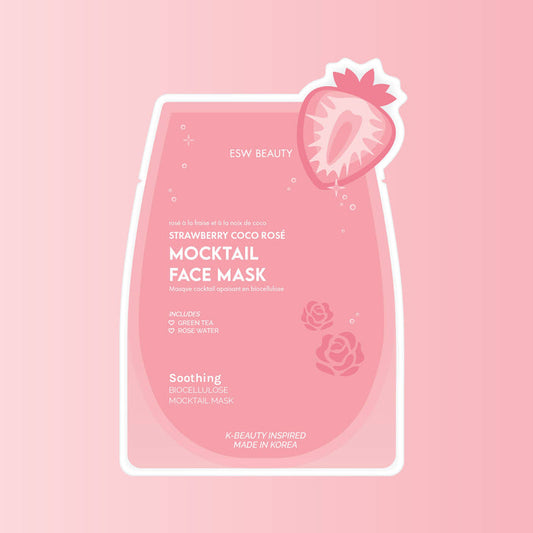 Strawberry Coco Rosé Soothing Biocellulose Mocktail Mask