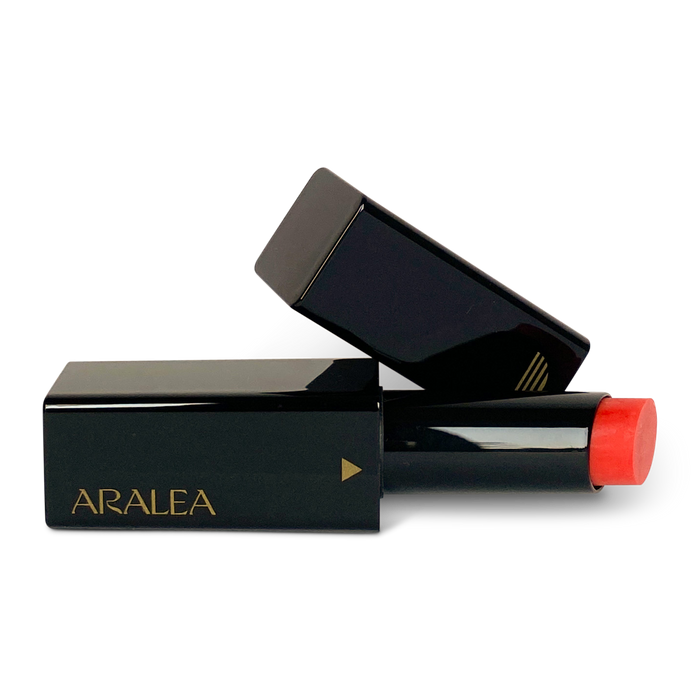 Sun Kiss Tint - Coral - Makeup - Aralea Beauty - ARALEACORAL3_Tube_Sideways - The Detox Market |