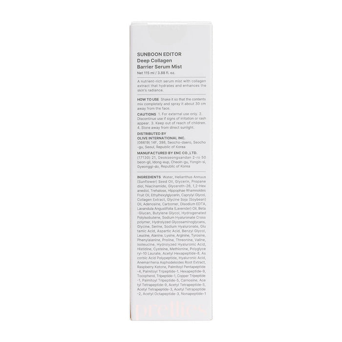Sungboon Editor Deep Collagen Barrier Serum Mist 115ml