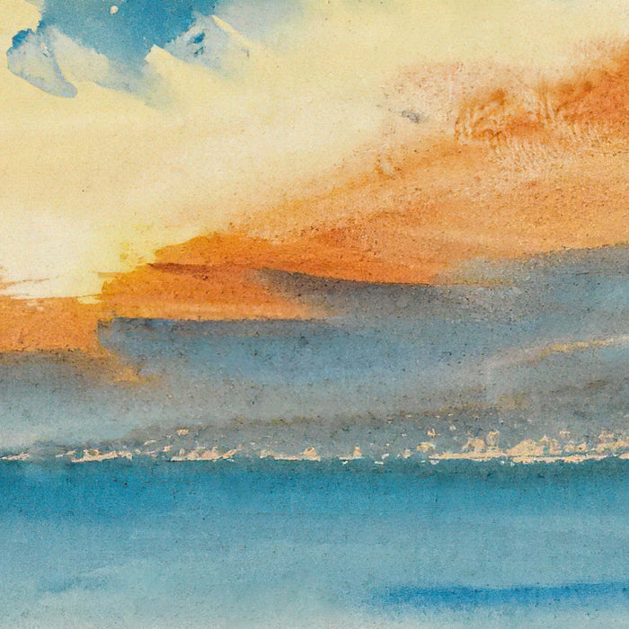 Sunset Over Water by Turner, 1820