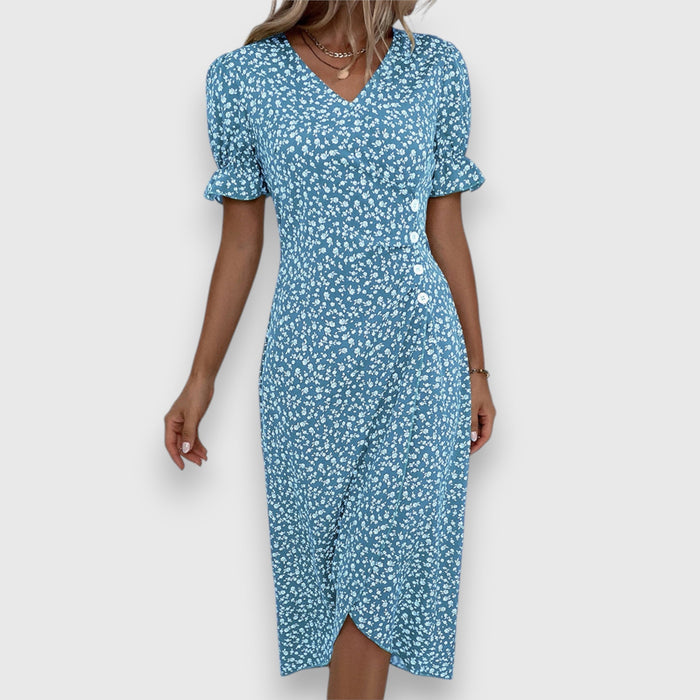 Tania – Elegant Floral Dress