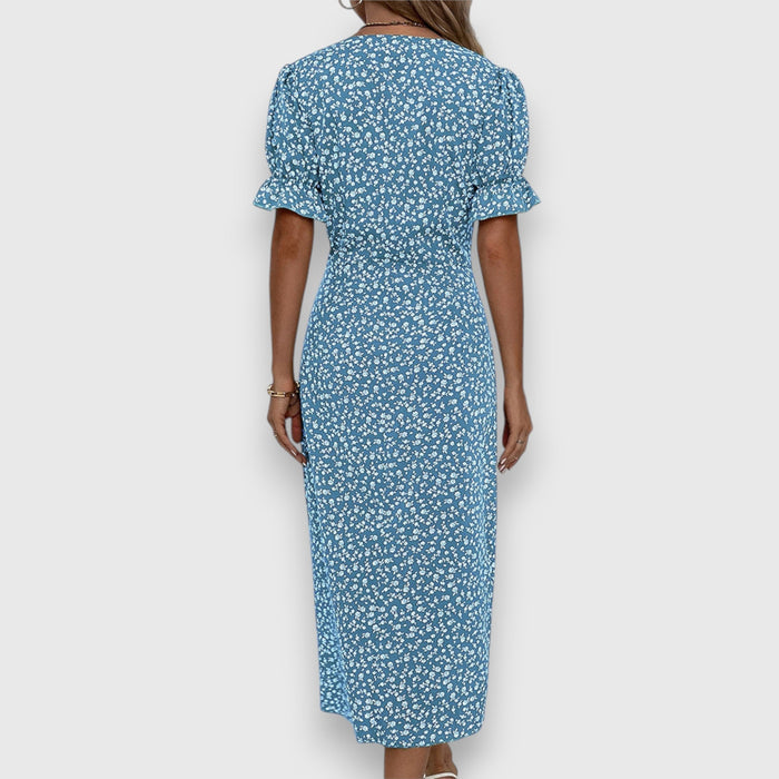 Tania – Elegant Floral Dress