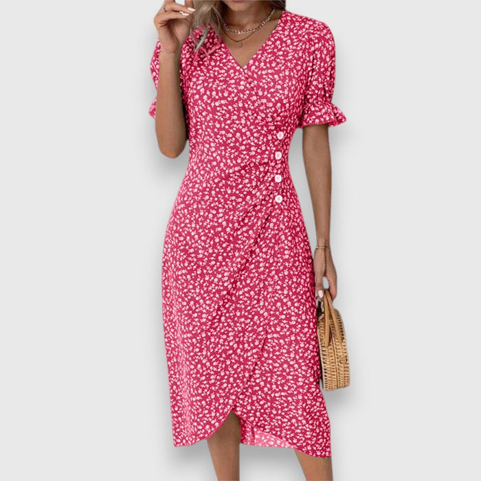 Tania – Elegant Floral Dress