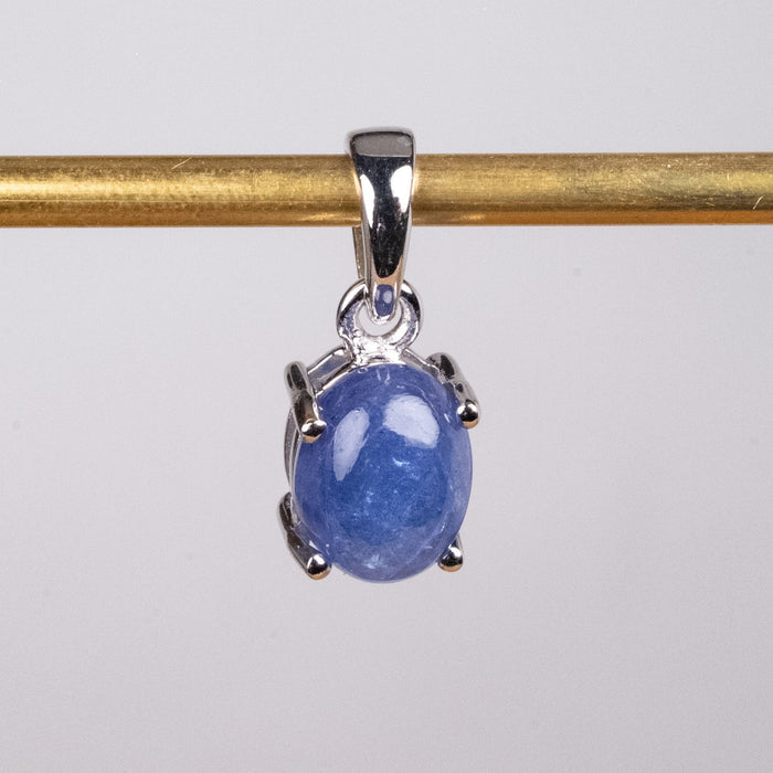 Tanzanite 9x7mm Pendant .925 Silver - InnerVision Crystals