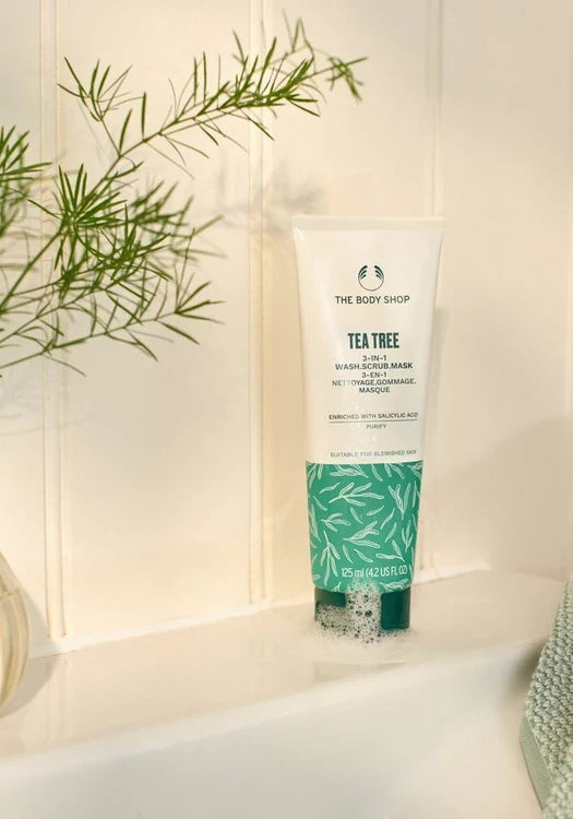 Tea Tree 3-in-1 Wash Scrub Mask