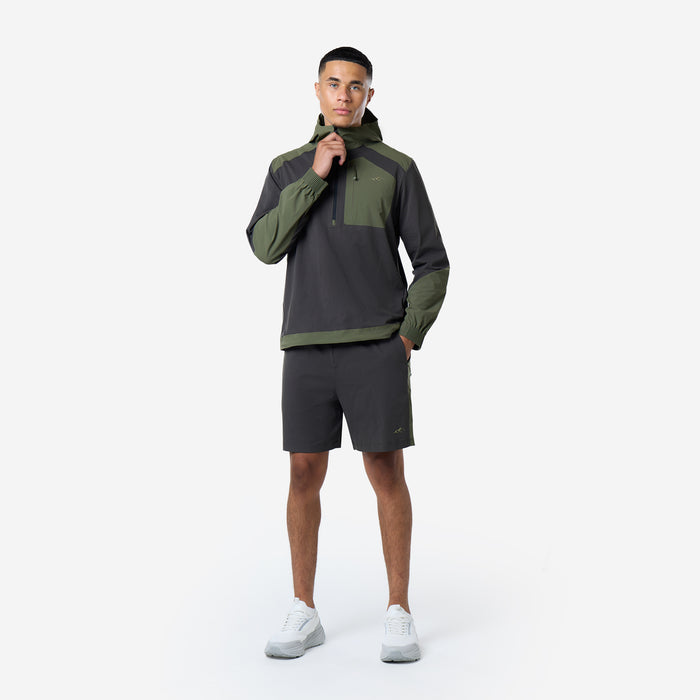 Tech 1/4 Zip Twinset | Khaki
