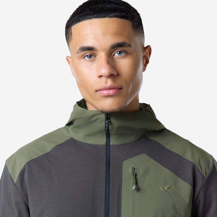 Tech 1/4 Zip Twinset | Khaki