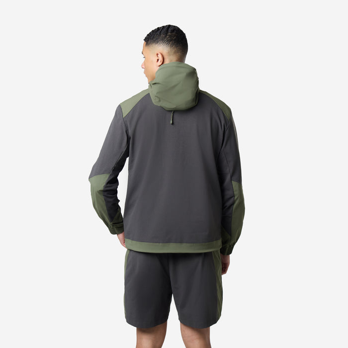 Tech 1/4 Zip Twinset | Khaki