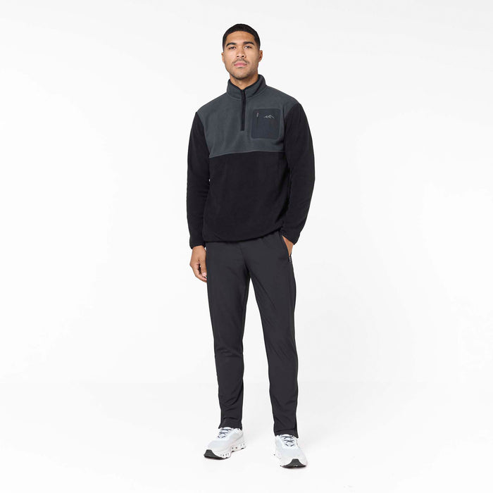 Tech Polar Fleece 1/4 Zip | Black/Charcoal