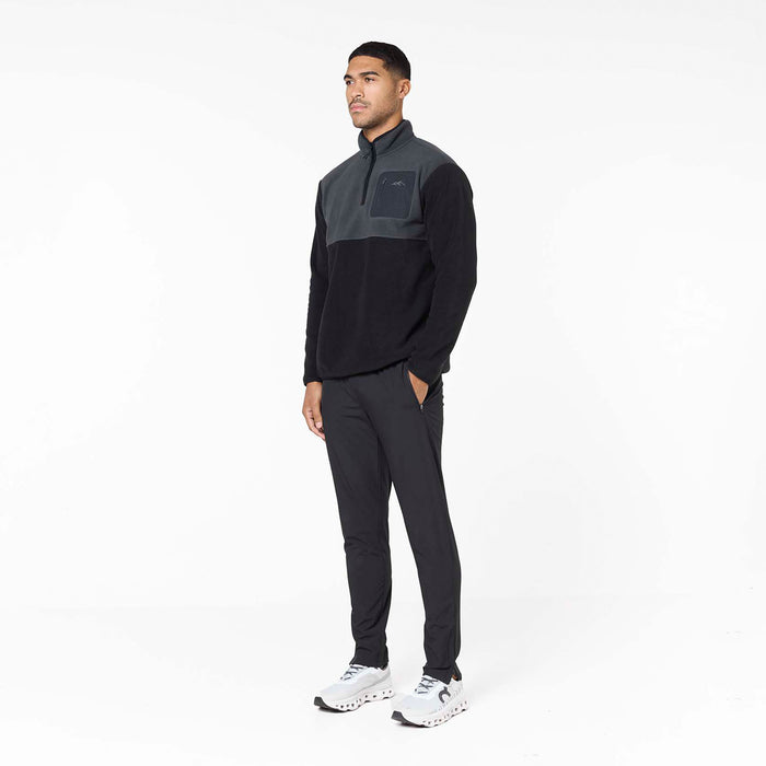 Tech Polar Fleece 1/4 Zip | Black/Charcoal