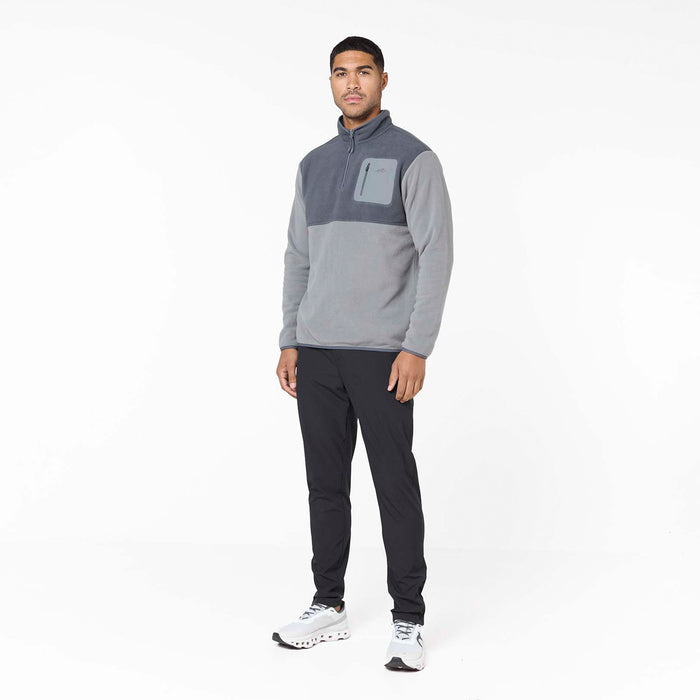 Tech Polar Fleece 1/4 Zip | Charcoal/Mid Grey