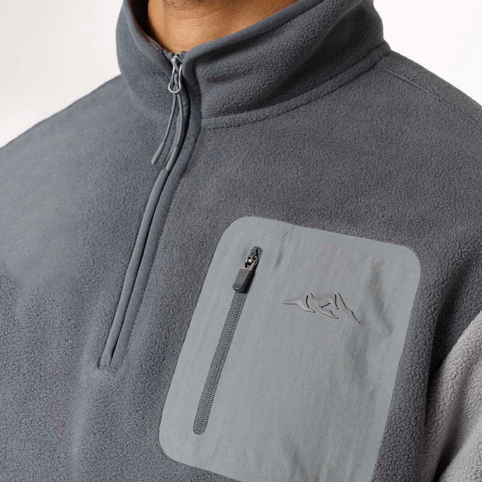 Tech Polar Fleece 1/4 Zip | Charcoal/Mid Grey
