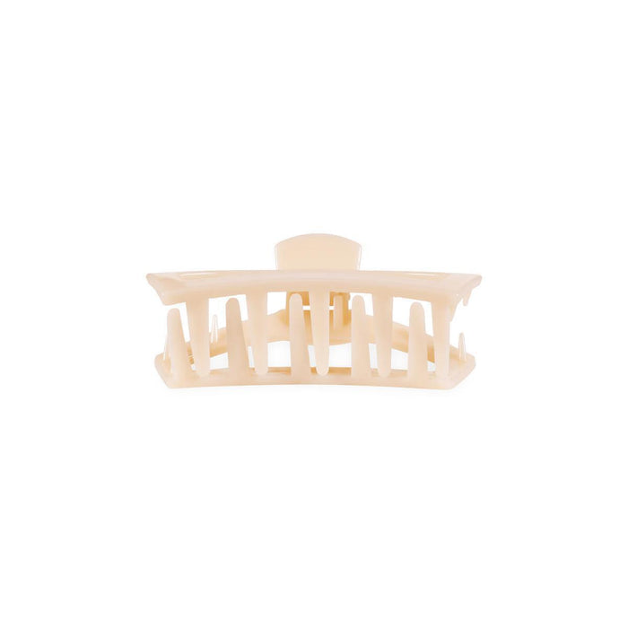 TELETIES Open Hair Clip Almond Beige