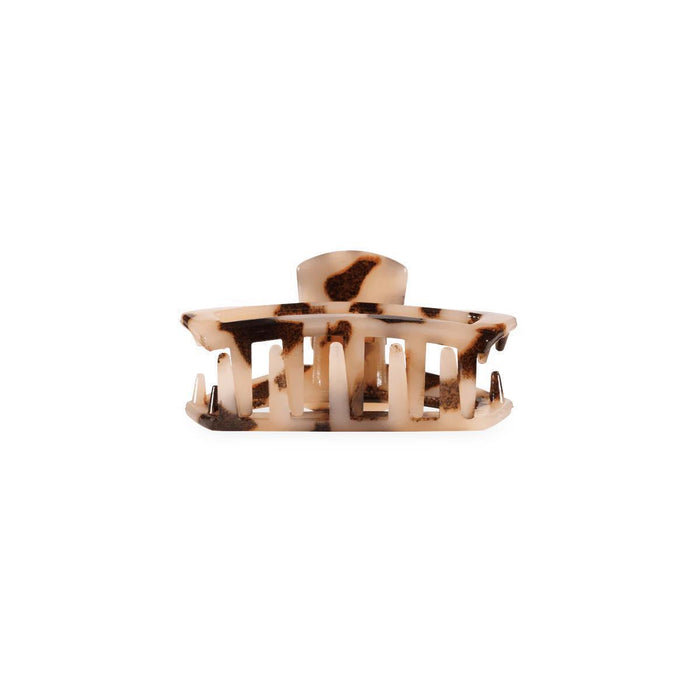 TELETIES Open Hair Clip Blonde Tortoise