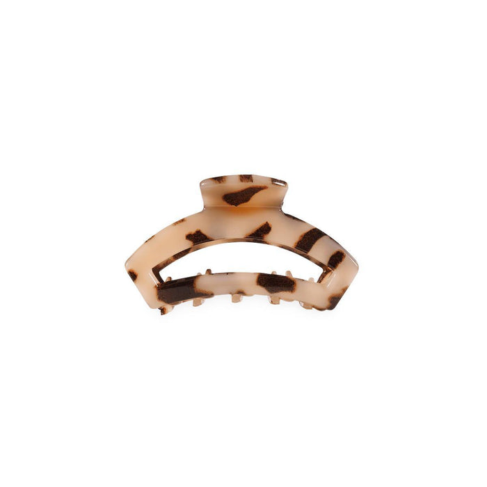 TELETIES Open Hair Clip Blonde Tortoise