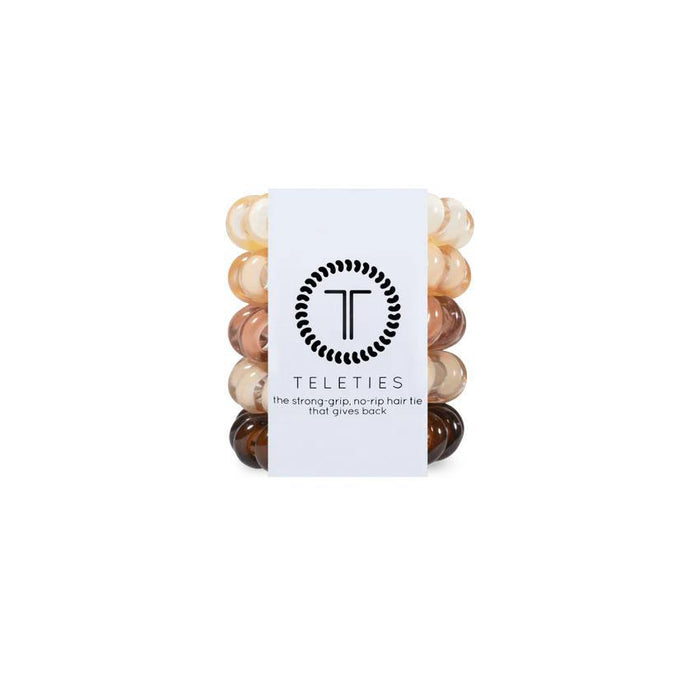 TELETIES Spiral Hair Coils For The Love Of Nudes Hair Ties