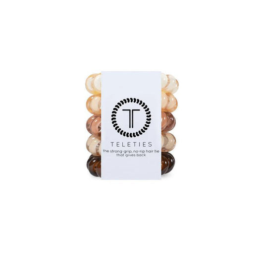 TELETIES Spiral Hair Coils For The Love Of Nudes Hair Ties