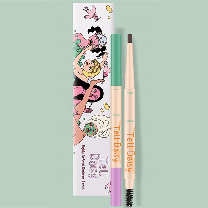 TellDaisy 3-in-1 Waterproof Machete Eyebrow Pencil T3723