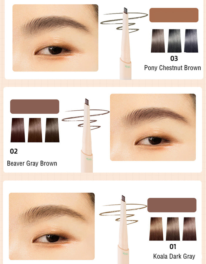 TellDaisy 3-in-1 Waterproof Machete Eyebrow Pencil T3723