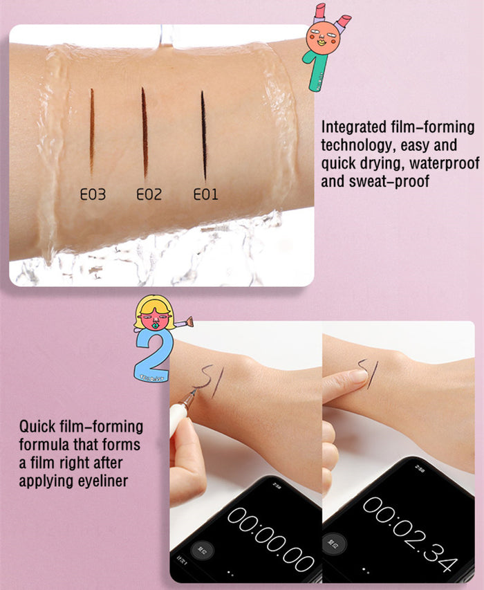 TellDaisy Waterproof Smooth Ultra-fine Quick-drying Eyeliner Pen T3724