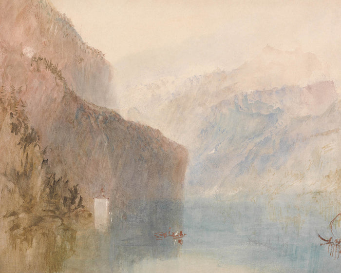 Tell’s Chapel, Lake Lucerne by Turner, 1841