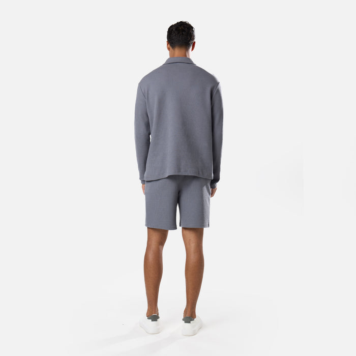 Textured Short | Mid Grey