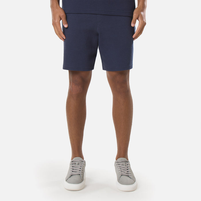 Textured Short | Navy