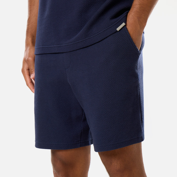 Textured Short | Navy