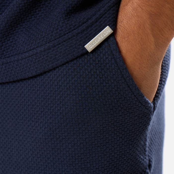 Textured Short | Navy
