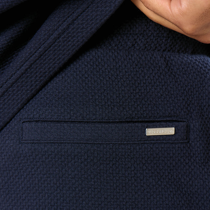 Textured Short | Navy