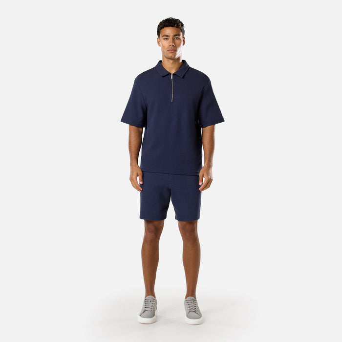 Textured Short | Navy