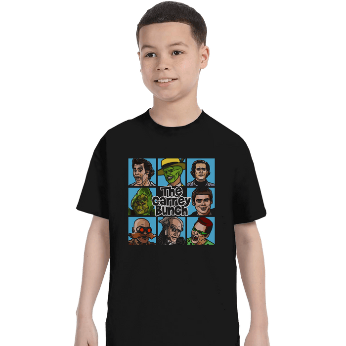 Shirts T-Shirts, Youth / XS / Black The Carrey Bunch