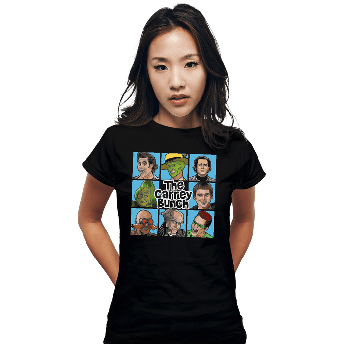 Shirts Fitted Shirts, Mens / Small / Black The Carrey Bunch