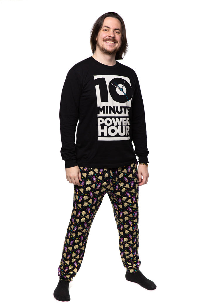 The Ten Minute Power Hour - Dinos and Cups Pajama Pants