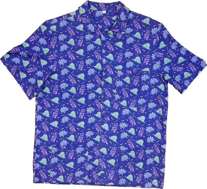 The Ten Minute Power Hour - Dinos and Cups Short Sleeved Pajama Shirt