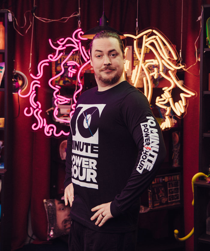The Ten Minute Power Hour Long Sleeve Tee - Black Variant