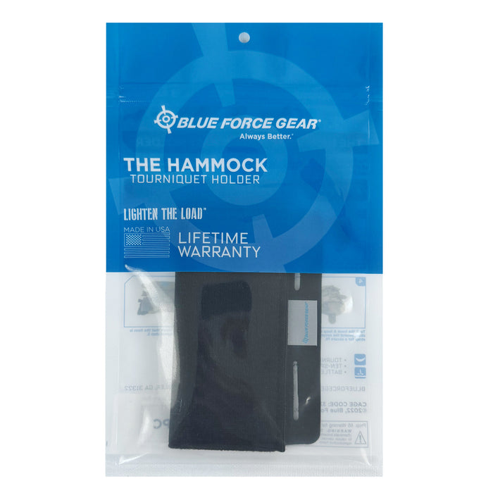 Black Tourniquet Hammock, front of packaging