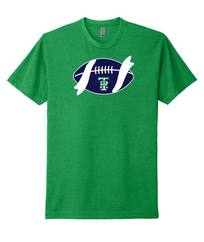 Thunder Ridge Flag Football Next Level Tee- FOOTBALL Design