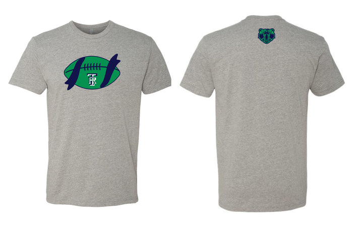 Thunder Ridge Flag Football Next Level Tee- FOOTBALL Design