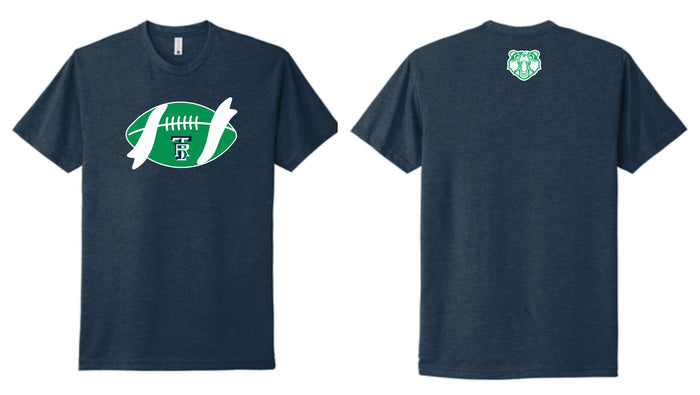 Thunder Ridge Flag Football Next Level Tee- FOOTBALL Design