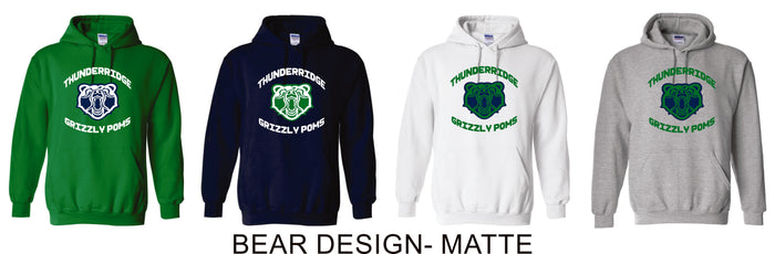 Thunder Ridge Poms Basic Hoodie- 4 Colors