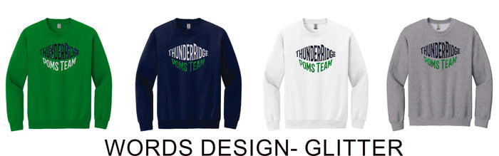 Thunder Ridge Poms Crewneck Sweatshirt - 4 Designs